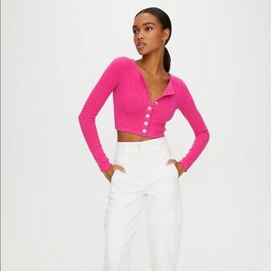 ARITZIA Wilfred Free Halo Cropped Cardigan